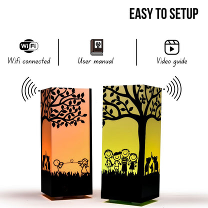 ZOCI VOCI Telepathy – Long Distance Lamps for Friends & Family – Under One Tree