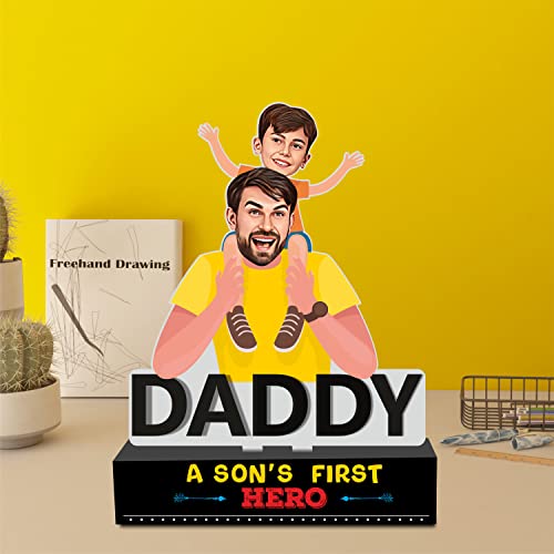 First Hero Dad – Best Caricature Gift for Your Dad