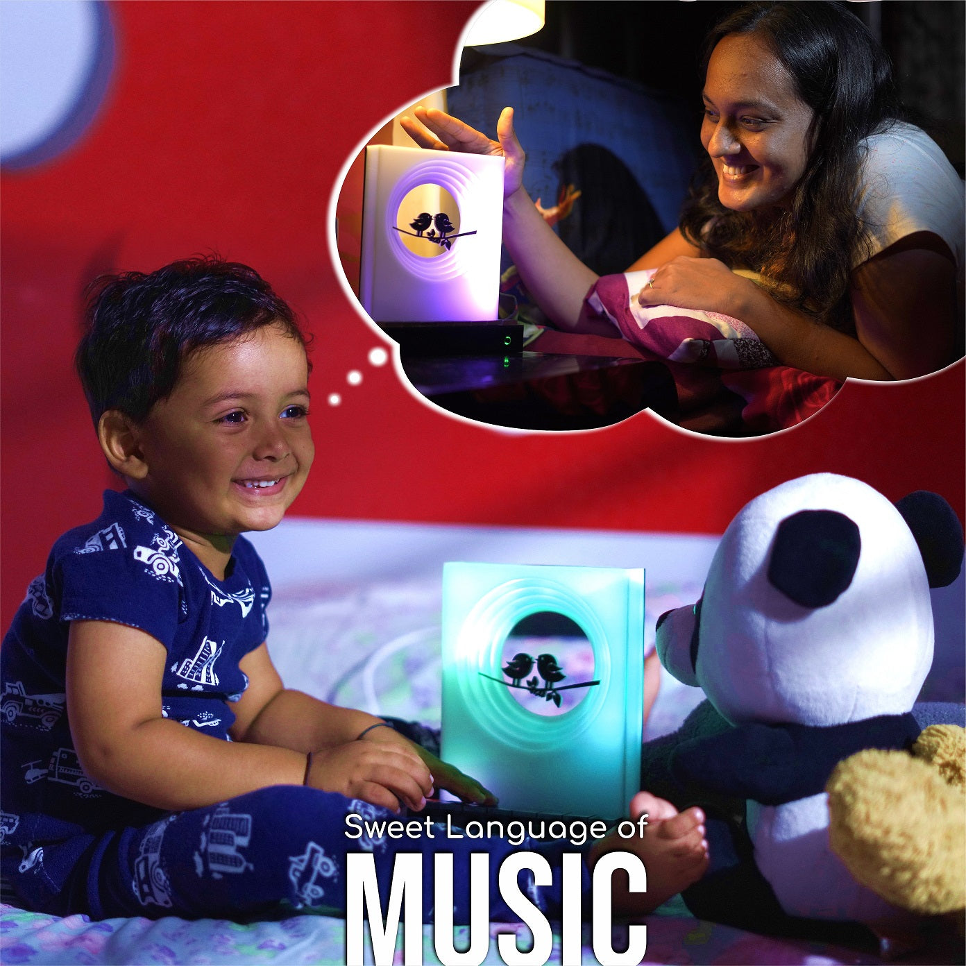 Telepathy Music - Send Long Distance Musical Messages Lamp - Christmas Gift