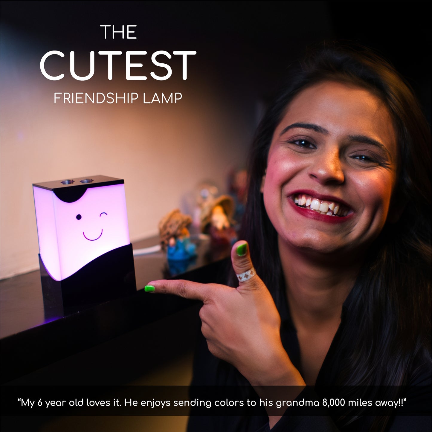 Cutest Friendship Lamps - Telepathy Toddlers | Long Distance Wi-Fi Lights