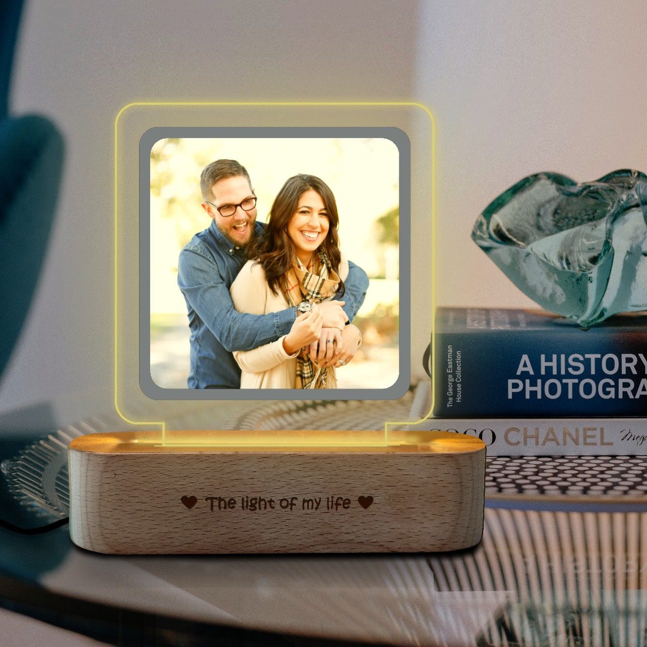 Memory-lit Personalized LED Photo Frame